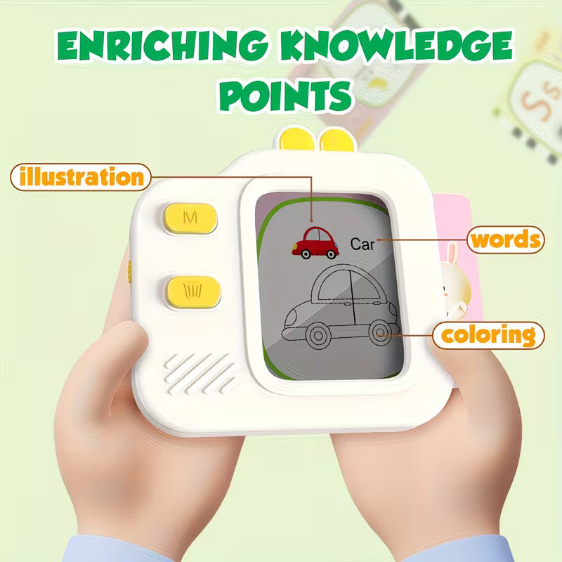 2-in-1 Painting & Talking Flash Cards for Kids